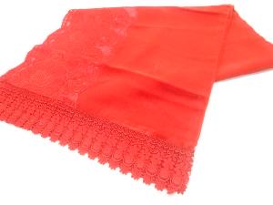 ビロードレース花模様ショール